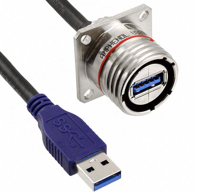 Amphenol|M,USB|USB3FTV2SA03NASTR,