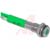 APEM Components - Q6F1CXXG24E - green 24Vdc 6mm flush bright chrome LED|70066378 | ChuangWei Electronics