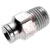 Norgren - 124250528 - 5/16 X 1/4 NPT MALE ADAPTER nkl pl Fitting|70436623 | ChuangWei Electronics