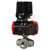 Dwyer Instruments - WE31-FDA03-T4-AC00 - 3-Way NPT SST Ball Valve 24 VAC Solenoid Flow Path D 1-1/4