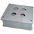 Hammond Manufacturing - 1437F - 30.5mm Diameter Steel 4 Hole Grey Hammond 1437 Control Station Enclosure|70306348 | ChuangWei Electronics