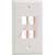 Panduit - NK4FNIW - Classic Series 4 Position NETKEY Vertical Faceplate|70044756 | ChuangWei Electronics