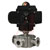 Dwyer Instruments - WE33-DMD01-T4-C - 3-Way Tri-Clamp SST Ball Valve 24 VAC Flow Path D 3/4