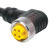 TURCK - WKM 44-5M/S4000 - TC-ER PVC 5 meters 4 cond. 7/8-16 Female to Cut-end; Black Cordset|70230831 | ChuangWei Electronics