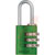 ABUS USA - 145/20 GRN - Green Shackle 3mm Dia 22.5mm W 52.5mm H 3 Dial Combo Padlock|70567043 | ChuangWei Electronics