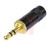 Neutrik - NYS231BG - black/gold -25 to degC 500 VDC Brass Thermoplastic 4 mm gt 1 3.5 mm Rean Plug|70088572 | ChuangWei Electronics