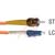 Quest Technology International, Inc. - NFO-LCST-M6SX-1M - ST-LC 1M Simplex Multi Mode Fiber Optic Patch Cord|70121382 | ChuangWei Electronics