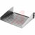 Bud Industries - SA-1748-MG - Metallic Gray 5 in. 19 in. 150 lbs. (Max.) 16 ga. Steel Shelf, Relay|70147604 | ChuangWei Electronics