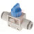 SMC Corporation - VHK3-08F-08F - 0 - +60degC PBT Blue Rotary Knob Pneumatic Manual Control Valve|70403119 | ChuangWei Electronics