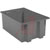 Akro-Mils - 35195 GRAY - 13 in. 15-1/2 in. 19-1/2 Gray High Density Polyethylene Tote|70145127 | ChuangWei Electronics