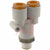 SMC Corporation - KQ2U11-00 - 3/8IN. OD TUBE PNEUMATIC UNION Y|70070426 | ChuangWei Electronics