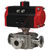 Dwyer Instruments - WE33-CDA01-T3 - 3-WayTri-Clamp Stainless Steel Ball Valve  Flow Path C 1/2