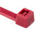 HellermannTyton - T50R2M4UL - 1000/pkg Red PA66 50lb Tensile Strength 8