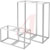 Hoffman - PF18125 - Steel 1800x1200x500mm Frame 1800x1200x500mm LtGray|70311508 | ChuangWei Electronics