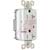 Pass & Seymour - 2095NTLI - Ivory 5-20 NEMA Config. 125 VAC 20 Amp GCFI/Nightlight Receptacle|70050625 | ChuangWei Electronics