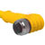 TURCK - WKC 4.4T-5 - U5325-13 Yellow PVC 5 Meter 4 Wire M12 Female Right Angle Cordset|70321847 | ChuangWei Electronics