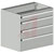 Sovella Inc - 60835302 - casters 2x5.91 2x3.94 Drawer unit 75/56-2|70701833 | ChuangWei Electronics