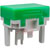 NKK Switches - AT4030F - CAP PUSHBUTTON RECTANGULAR GREEN|70364786 | ChuangWei Electronics