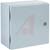 Hoffman - CSD12126 - Concept 1/4 Turn Latch Hinged NEMA13 12x12x6In Gray Steel Wallmount Junction Box|70066832 | ChuangWei Electronics