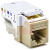 HellermannTyton - RJ45FC5E-I - CAT 5E KEYSTONE JACK - IVORY TELECOM|70163016 | ChuangWei Electronics