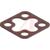 Lumberg Automation / Hirschmann - 730843002 - NBR Material Type A For GSA Series GSA 200-4 BROWN Valve Flat Gasket|70051034 | ChuangWei Electronics