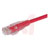 L-com Connectivity - TRD695R-3 - CBL RJ45/RJ45 CAT6 RED 3'|70415871 | ChuangWei Electronics