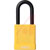 ABUS USA - 74/40 KD 1-1/2 YLW - Yellow KD Shackle 1/4in D 1-1/2in H 3/4in W 1-1/2in W Plastic Covered Padlock|70567005 | ChuangWei Electronics