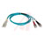 Tripp Lite - N818-03M - 3M 10Gb Duplex Multimode 50/125 OM3 Fiber Cable LC/ST Aqua 10ft|70590767 | ChuangWei Electronics