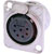 Neutrik - NC7FD-L-1 - Nickel Housing Female 7 Pole Receptacle Connector|70088282 | ChuangWei Electronics