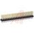 Molex Incorporated - 10-89-7402 - Tin Tail Gold(38) 40 Cir High Temp Vert 2-Row C-Grid 2.54mm Pitch Breakaway Hdr|70190926 | ChuangWei Electronics