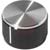 Electronic Hardware Corporation (EHC) - PV-12B-1 - hole sz .125in dia .5in w line machined aluminum-black round control Knob|70206907 | ChuangWei Electronics